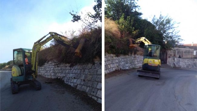 Salemi, in corso gli interventi di pulizia. Operai nelle contrade e in altre zone della città