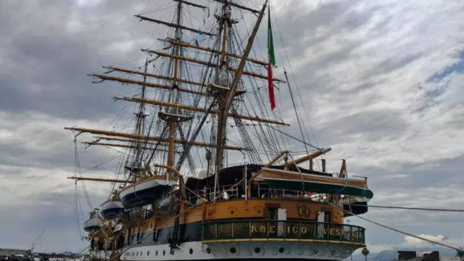 La leggenda della Marina italiana L’Amerigo Vespucci approda a Palermo