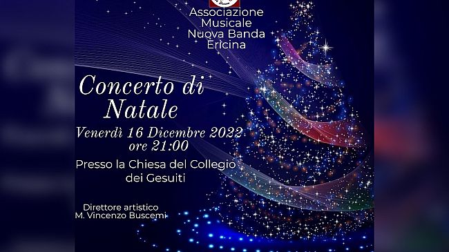 Trapani, venerdì il concerto di Natale della Nuova Banda Ericina