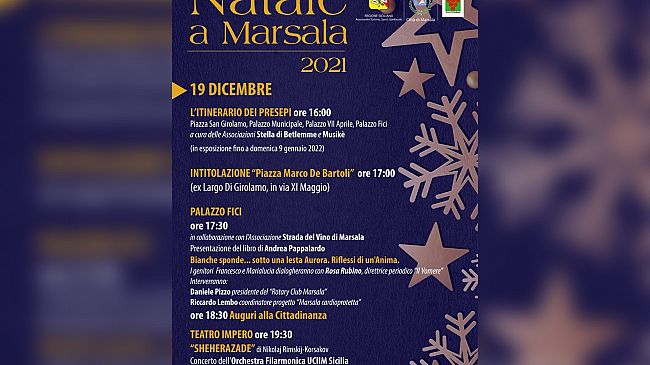 Natale a Marsala. Gli appuntamenti di domenica 19 dicembre 