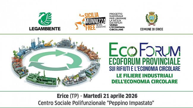 Ad Erice l'EcoForum sui Rifiuti e l'Economia Circolare