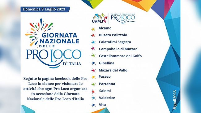 Domenica 9 luglio torna la Giornata Nazionale delle Pro loco