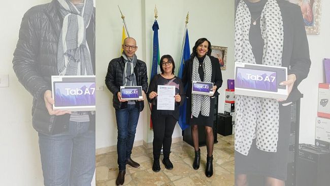 I.S. Daguirre-Alighieri: donati tablet da parte del Rotary club di Partanna