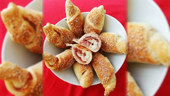 Il finger food natalizio con i deliziosi cornetti salati