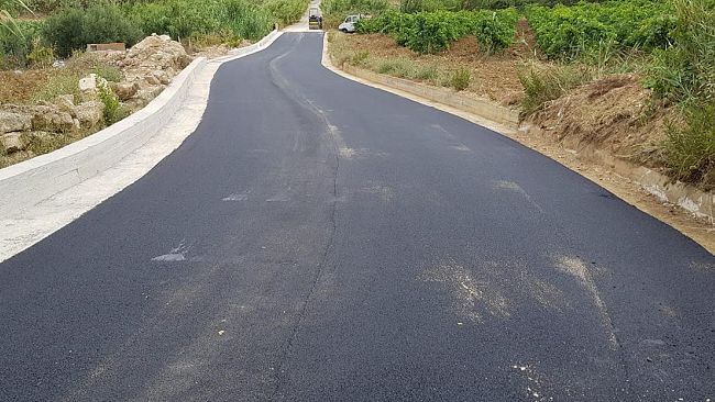 Alcamo: ultimati i lavori di manutenzione straordinaria della strada Crivara – Giovenco