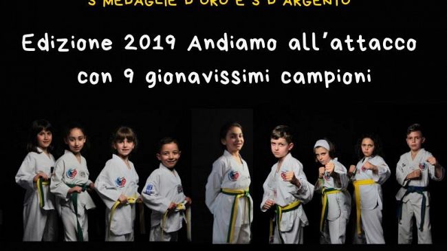 L’Asd Scuola Taekwondo Angileri alla conquista del Kim & Liù 2019