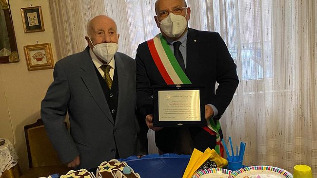 San Vito Lo Capo, celebrati i 100 anni del signor Luciano Catalano