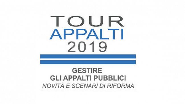 Tour Appalti ASMEL 2019. Gestire gli appalti pubblici, novità e scenari di riforma