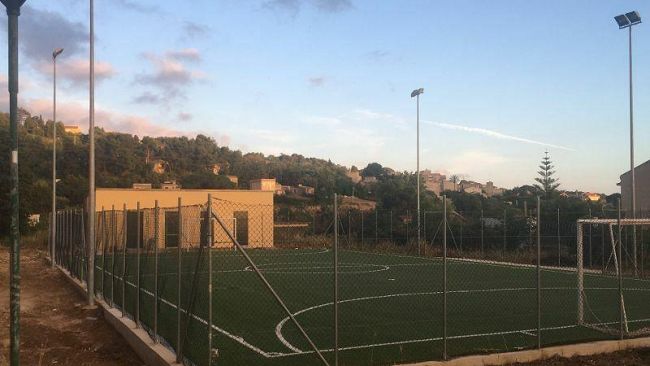 SALEMI: Lavori al campo di calcio a 5 ‘Rocco Chinnici’