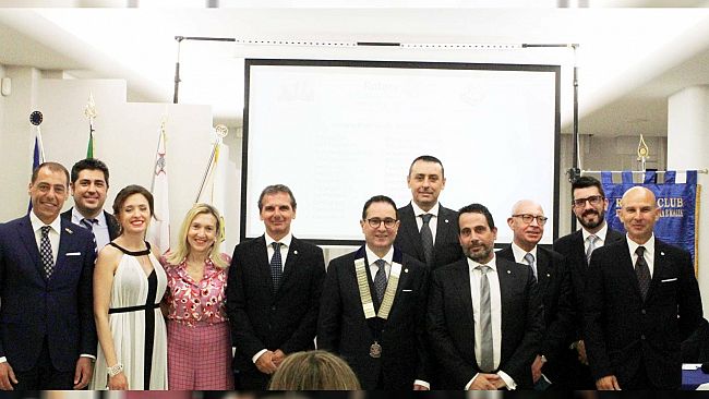 Domenico Strazzera neo presidente del Rotary Club Trapani Erice