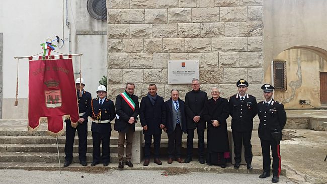 Ummari, scoperta targa in memoria di Don Michele Di Stefano