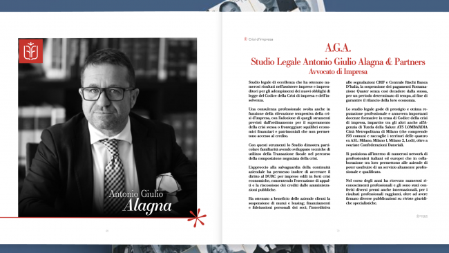 A.G.A. nella Top 50 di Le Fonti: “Eccellenza Italiana” nel settore della crisi d’impresa