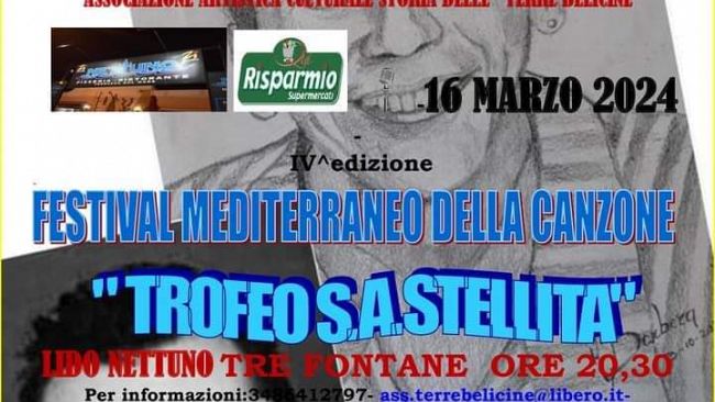 Tre Fontane, a marzo il Festival Mediterraneo della canzone memorial Aldo Stellita