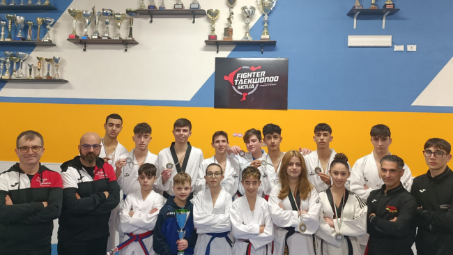 Fighter Taekwondo: ottimi piazzamenti al torneo interregionale Dream Team Sicilia 