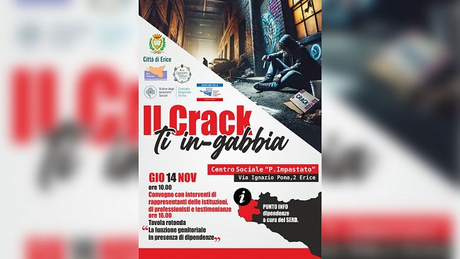 Ad Erice il Convegno “Il crack ti in-gabbia”