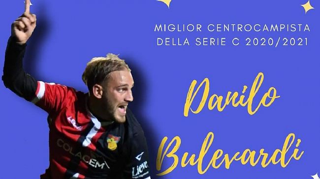 Il mazarese Danilo Bulevardi eletto miglior centrocampista Serie C