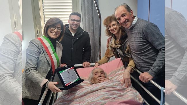 Partanna festeggia zia Lorenza Musacchia