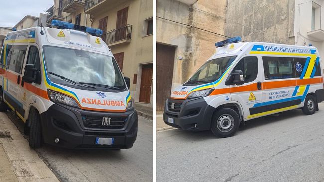 La Misericordia di Partanna inaugura una nuova ambulanza