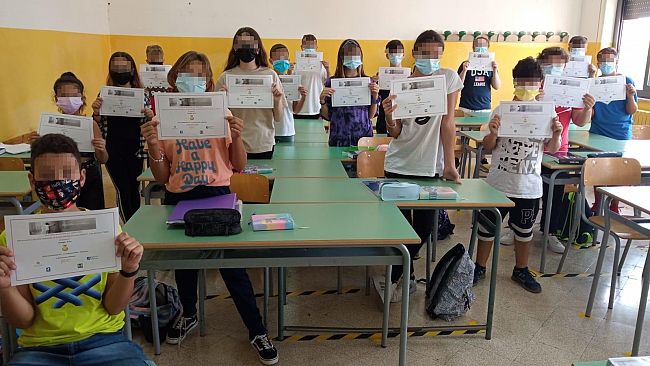 Medaglia d’oro all’i.c.“Radice-Pappalardo”al concorso adotta un monumento