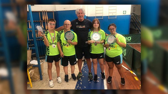 Tennis tavolo, i ragazzi della 