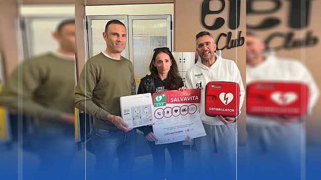 Live Onlus, donato un defibrillatore ad una palestra di Trapani