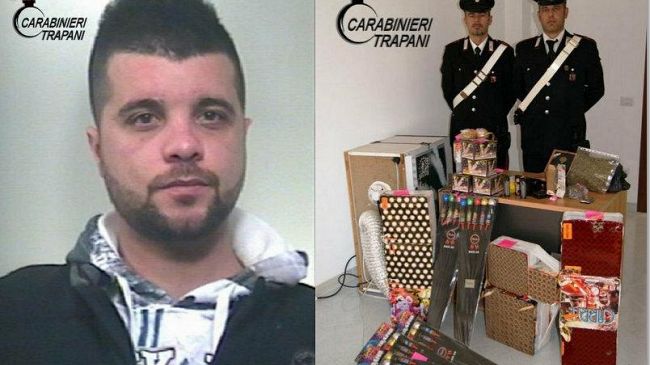 Fuochi di capodanno: perquisizioni e controlli da parte dei Carabinieri di Mazara