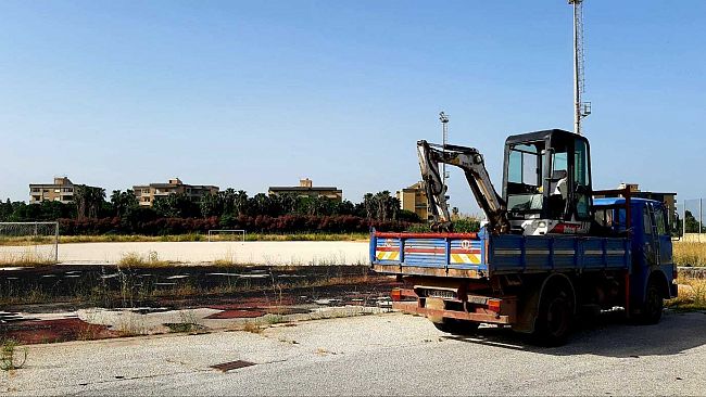 Consegnati i lavori di completamento e riqualificazione dell’impianto sportivo di Villa Mokarta