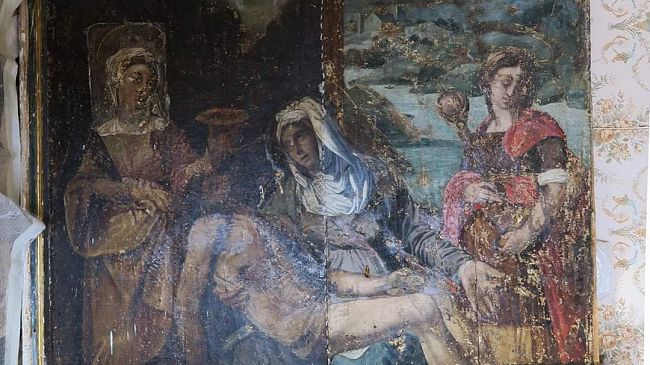 Trapani, prosegue il restauro di un meraviglioso dipinto del 1500