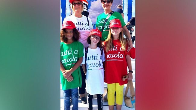 La Ruggero Settimo insieme al presidente Mattarella