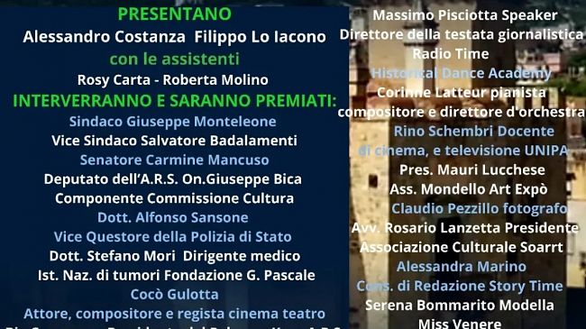 Il Palmosa fest premiato all'interno dell'evento 