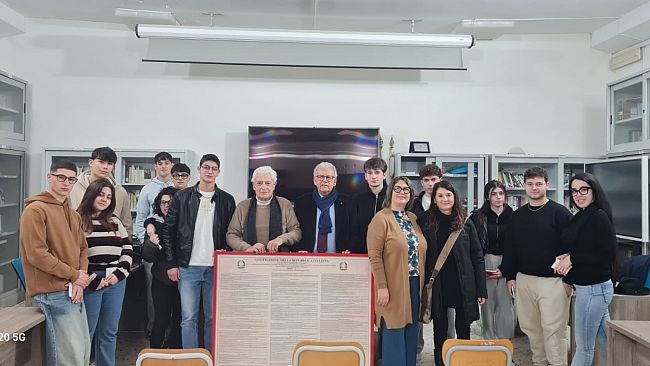 La delegazione Anpi incontra gli studenti del ISSTP Ferrigno-Accardi