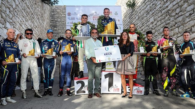 Faggioli si conferma il re della cronoscalata Monte Erice, sul podio anche Conticelli e Cassiba