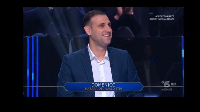 Il mazarese Domenico Giuseppe Marino partecipa al programma “Chi Vuole Essere Milionario”