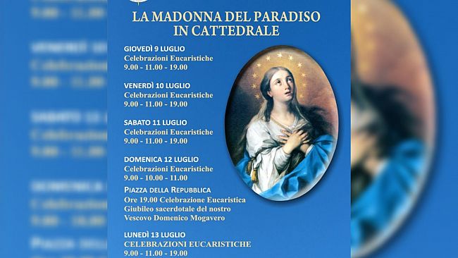 Mazara, dal 9 al 13 luglio i festeggiamenti in onore della “Madonna del Paradiso”