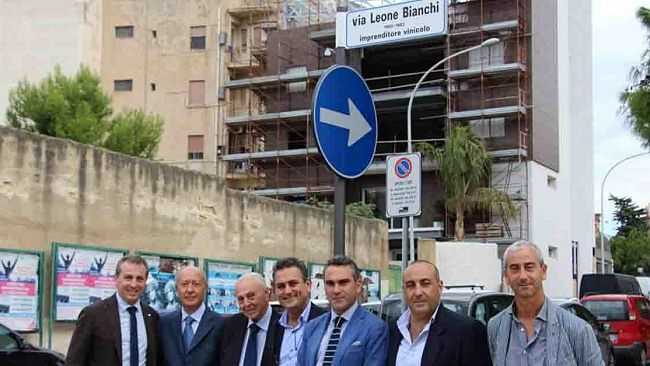 Marsala, intitolata all’imprenditore vinicolo Leone Bianchi una traversa di via Filippo Noto