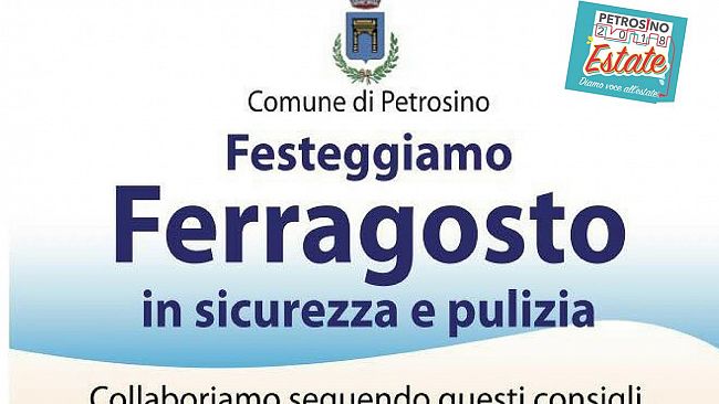 Petrosino: “Ferragosto in sicurezza e pulizia”