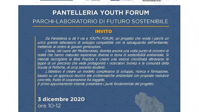 Pantelleria, ai nastri di partenza un forum sul futuro sostenibile
