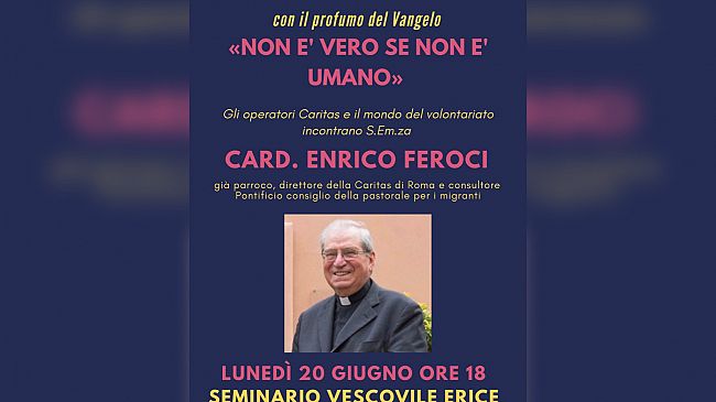 In Diocesi il cardinale Enrico Feroci. A Trapani incontra il volontariato