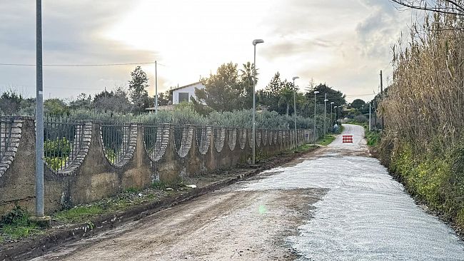 Santa Margherita, completati i lavori in un tratto di strada di c/da Cannitello-Lombardazzo 