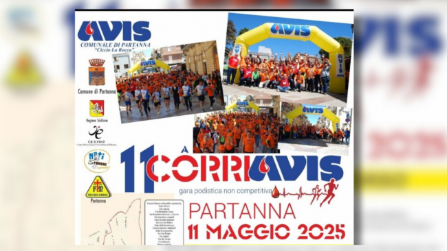 Partanna, torna la CorriAvis con l'11ª edizione: gara podistica non competitiva