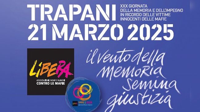 Domani a Trapani il corteo di Libera per la XXX Giornata nazionale della Memoria e dell’Impegno