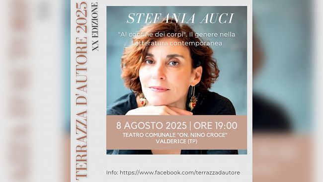 Valderice, Stefania Auci protagonista del quarto incontro di Terrazza d’Autore 2025