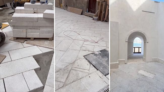 Trapani. Lavori in corso nella zona di Porta Botteghelle
