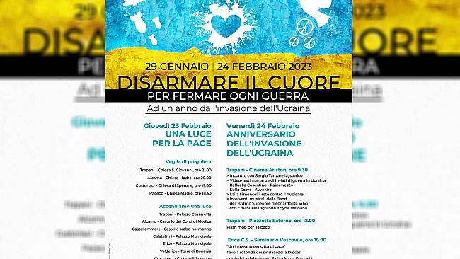 Diocesi di Trapani, si conclude il percorso contro la guerra