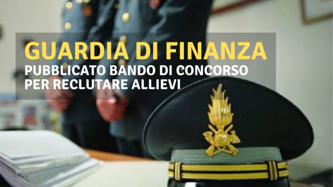 Gdf: concorso per allievi ufficiali