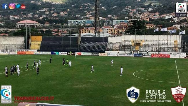 Calcio, il Trapani cade contro la Cavese