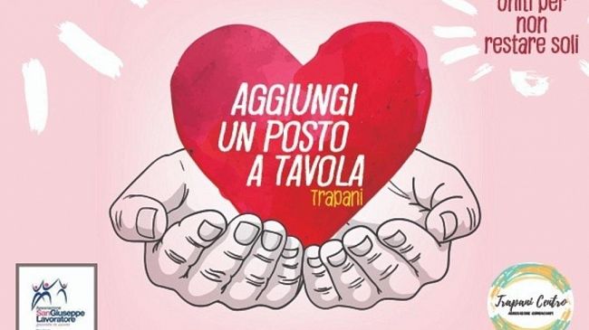“Aggiungi un posto a tavola”, l’iniziativa dell’Ass.Trapani centro per i più bisognosi