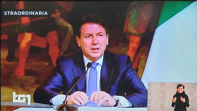 Conte: “Misure prorogate fino al 13 aprile. Poi rivaluteremo la situazione”
