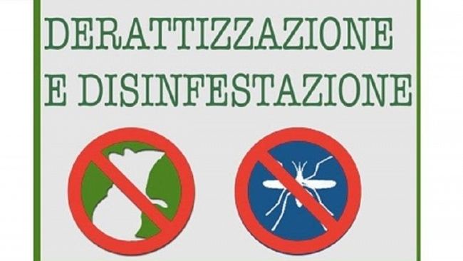 Salemi, Servizio di derettizzazione e disinfestazione. Calendario delle giornate