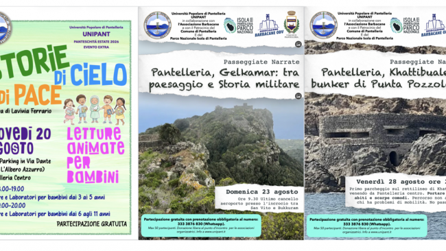 UNIPANT, dal 20 al 30 agosto un calendario di eventi per grandi e bambini